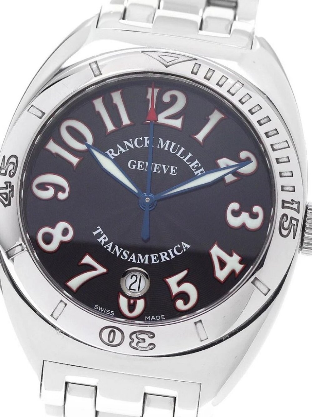 FRANCK MULLER Trans America 2000SCP Date black Dial Automatic Men's Watch_962467